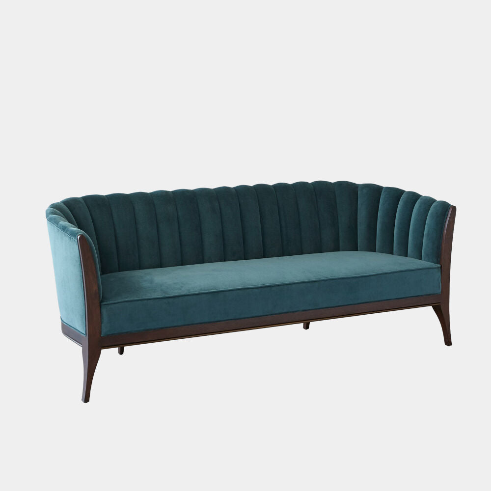 Colonnade Channel Sofa, Teal