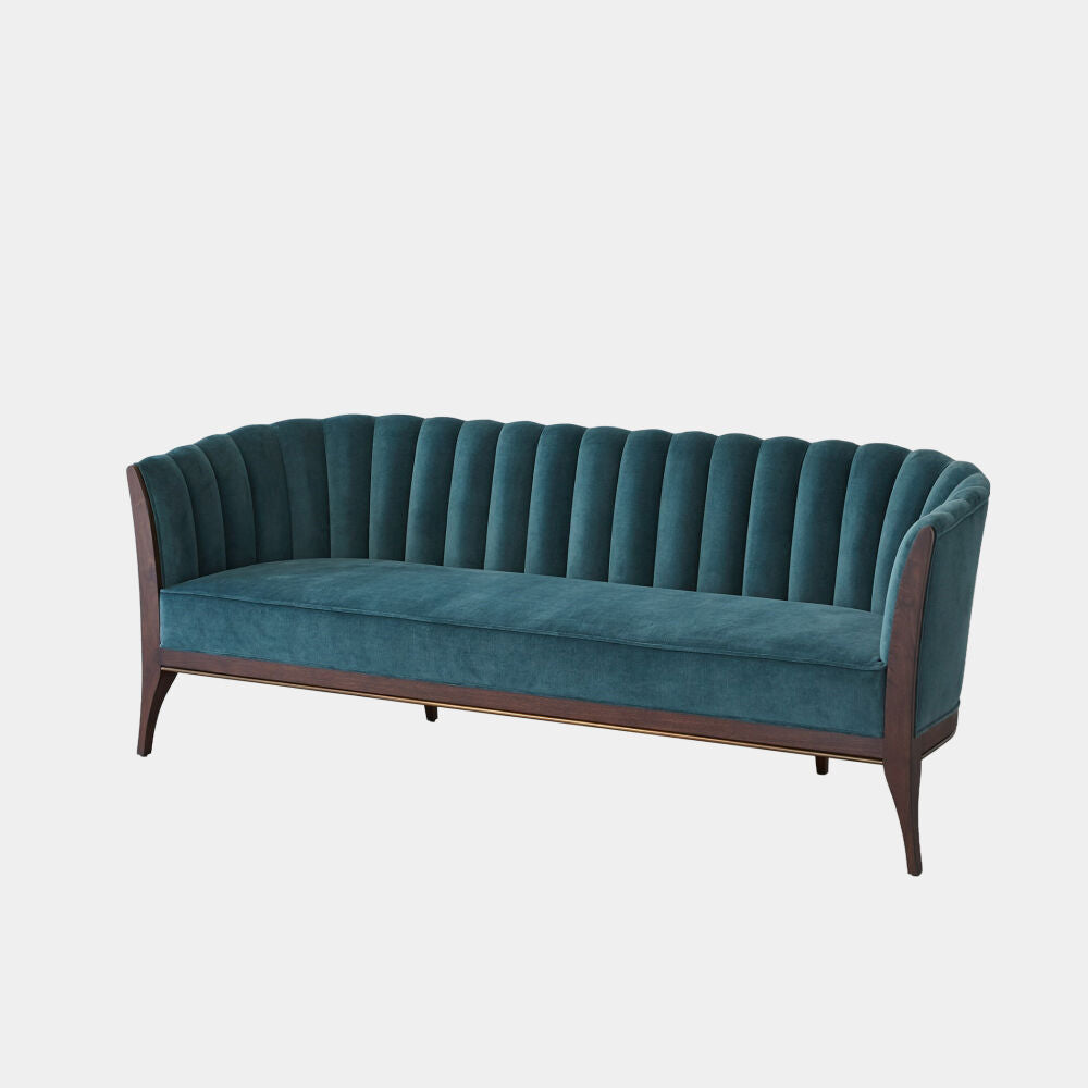 Colonnade Channel Sofa, Teal