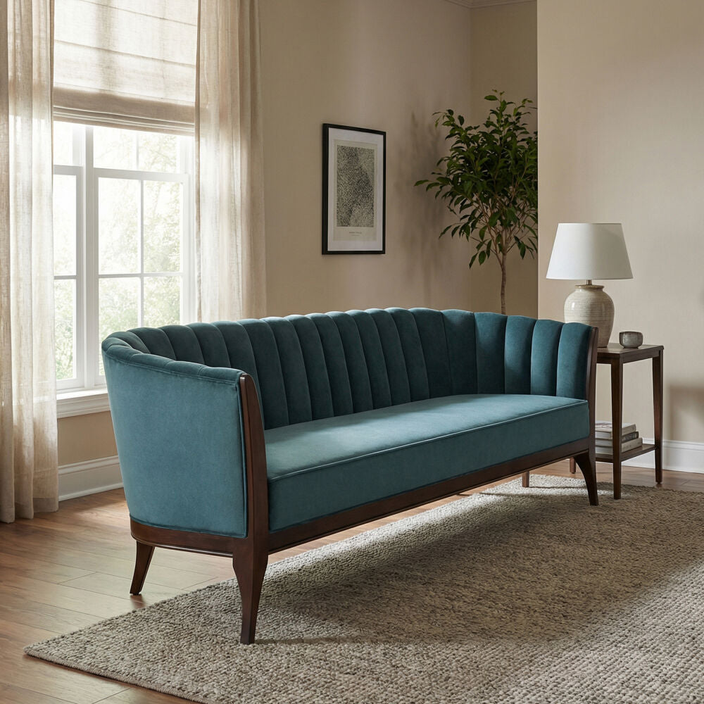 Colonnade Channel Sofa, Teal