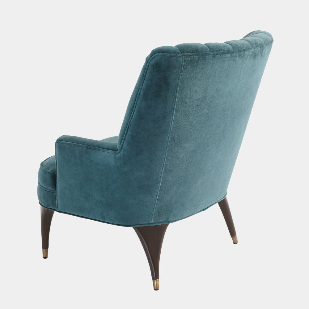 Velluto Accent Chair, Blue