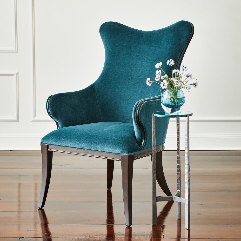 Fiorella Accent Chair, Blue