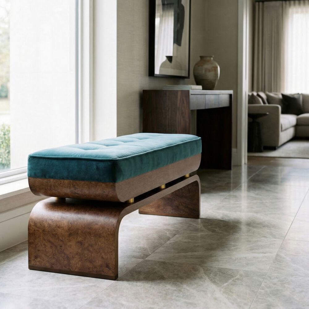 Loggia Bench, Blue