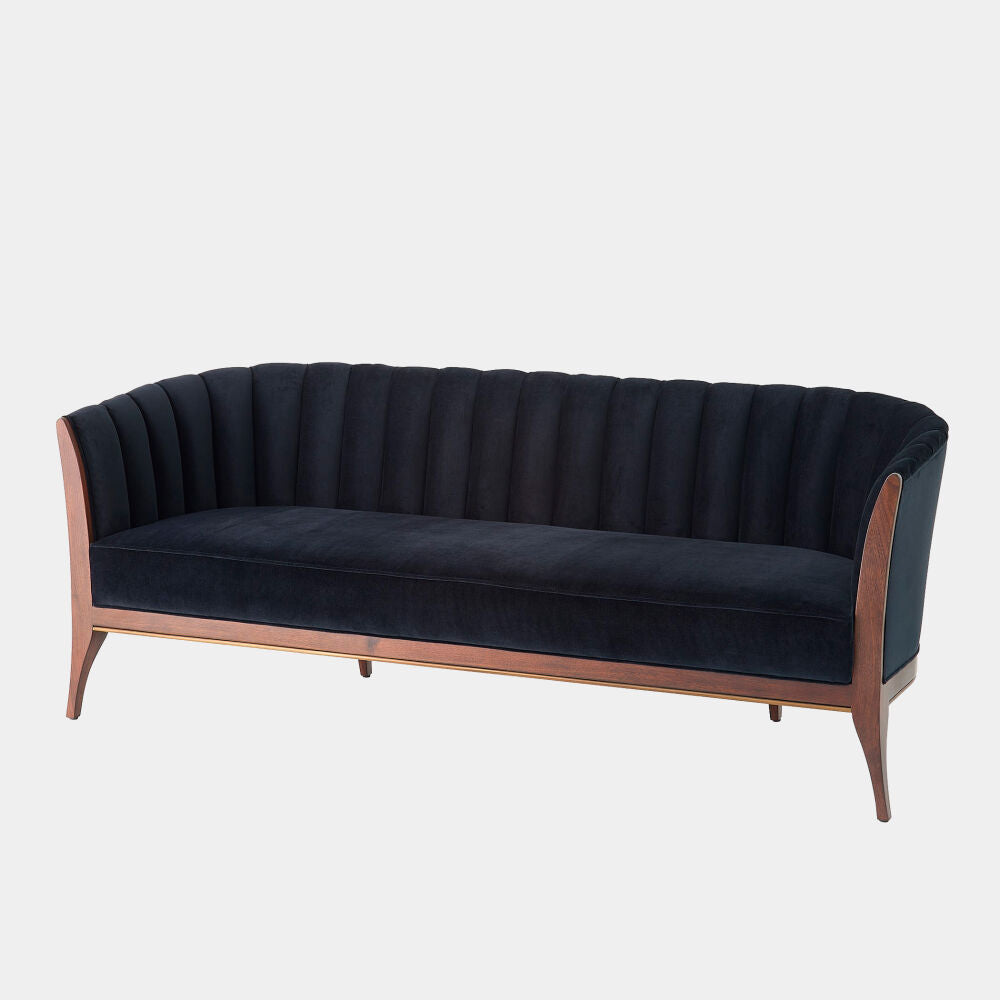 Colonnade Channel Sofa, Black