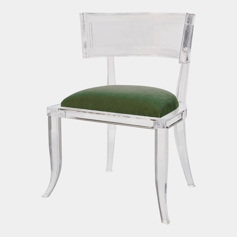 Klismo Acrylic Chair, Emerald