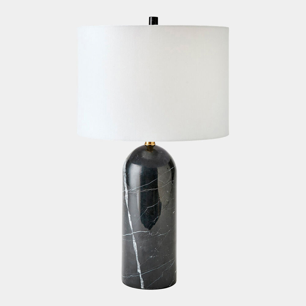 Menhir Table Lamp, Black Marble