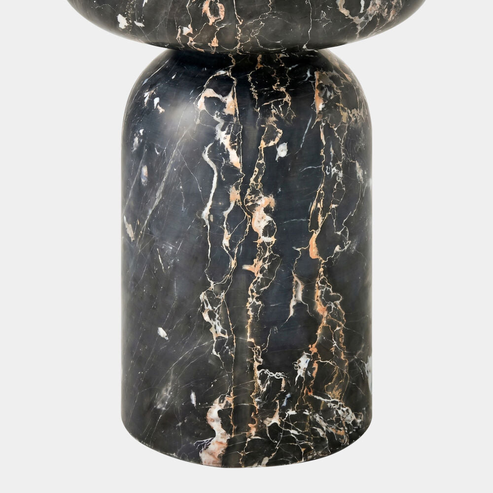 Ciottolo Accent Table, Portoro Marble