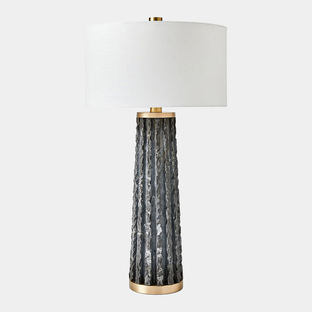 Cava Table Lamp, Black Marble