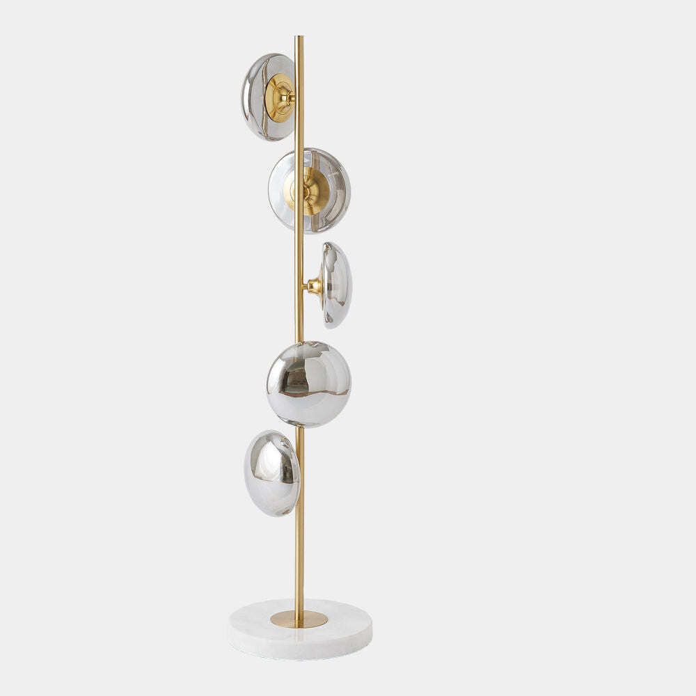 Fumo Glass Stack Floor Lamp