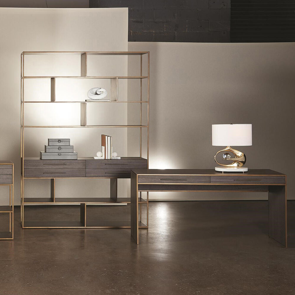 Aureola Table Lamp, Brass