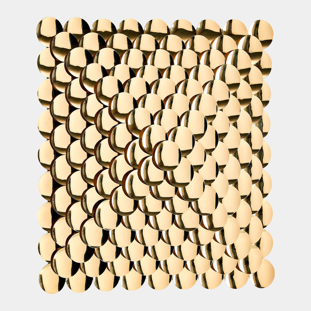 Piramide Wall Panel, Brass
