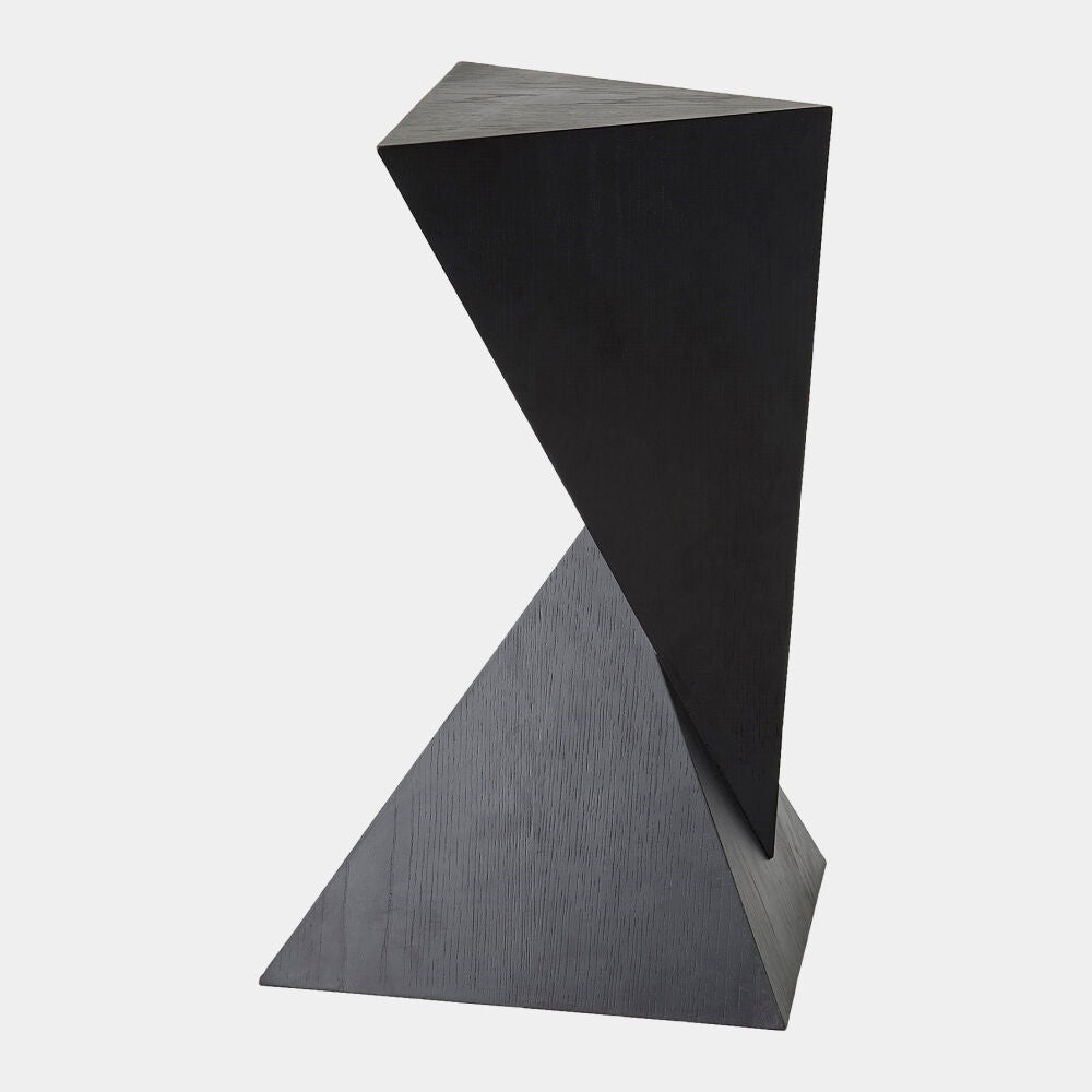 Prisma Side Table, Blackened Oak