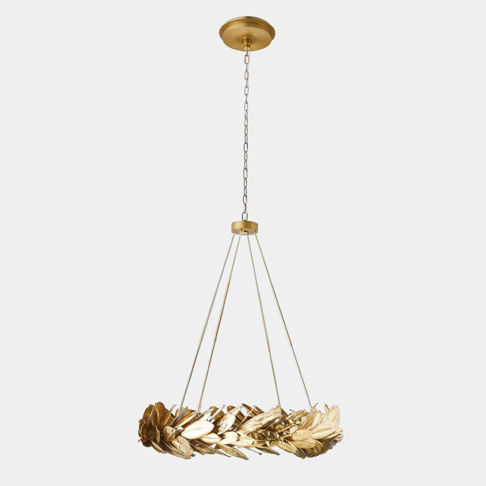 Alloro Chandelier, Brass