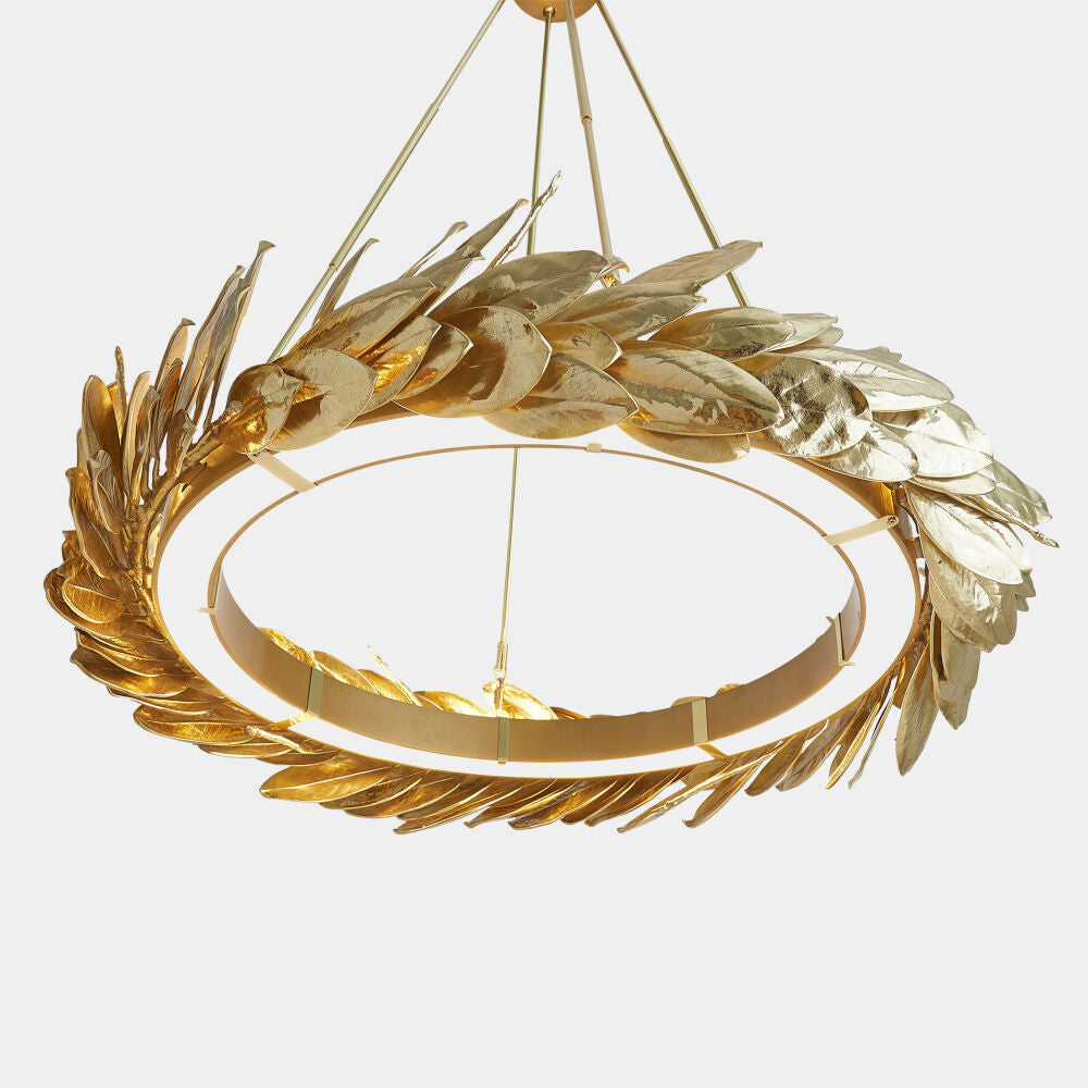 Alloro Chandelier, Brass