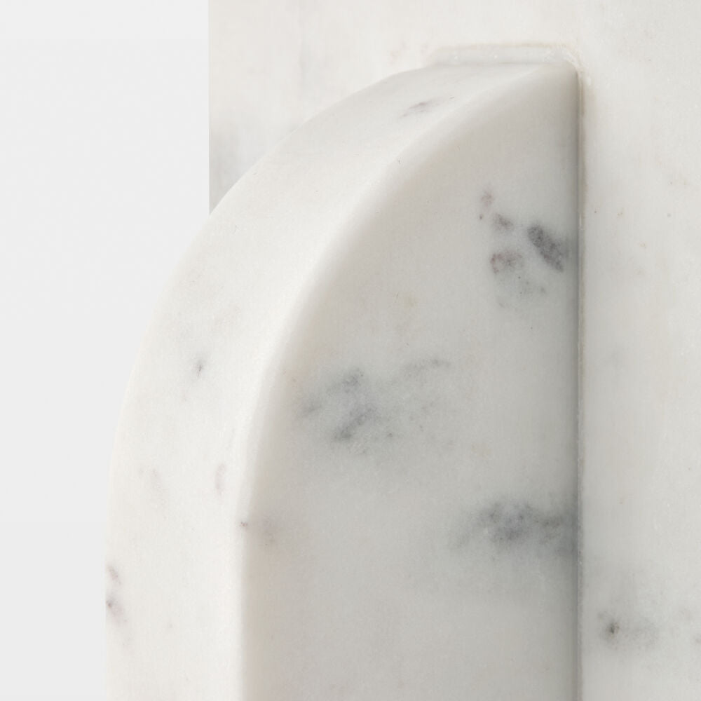 Anello Side Table, White