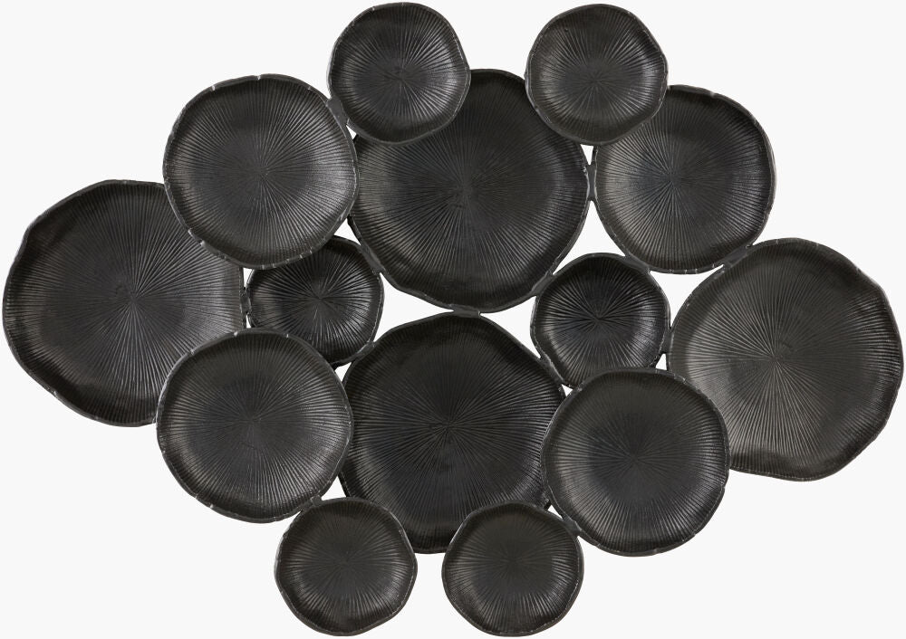 Lilypad Wall Sculpture, Ink