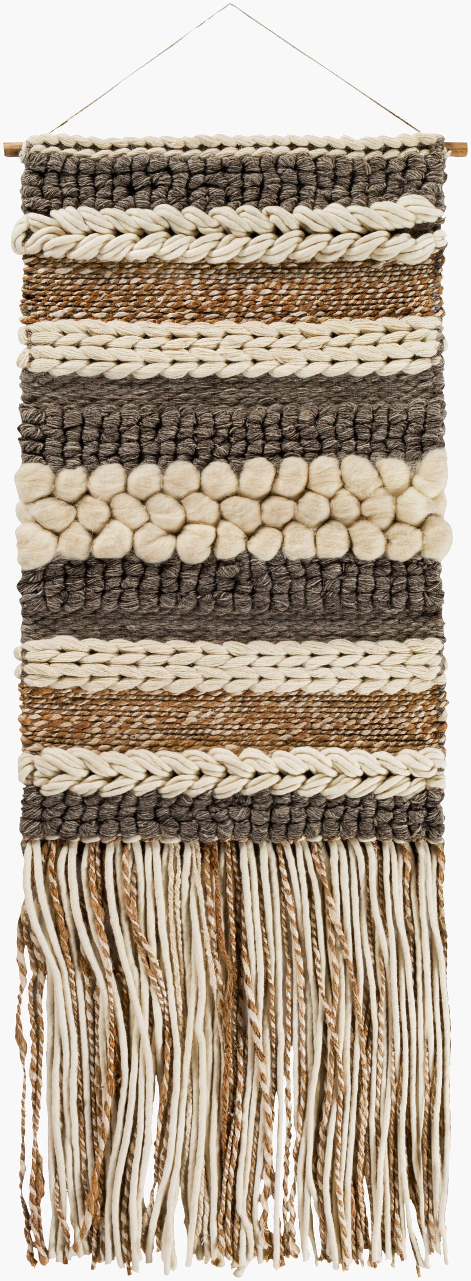 Artifice II woven wall hanging