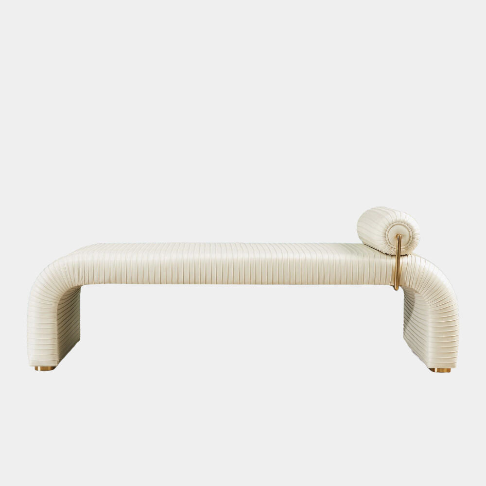 Riposo Daybed, Milk Leather