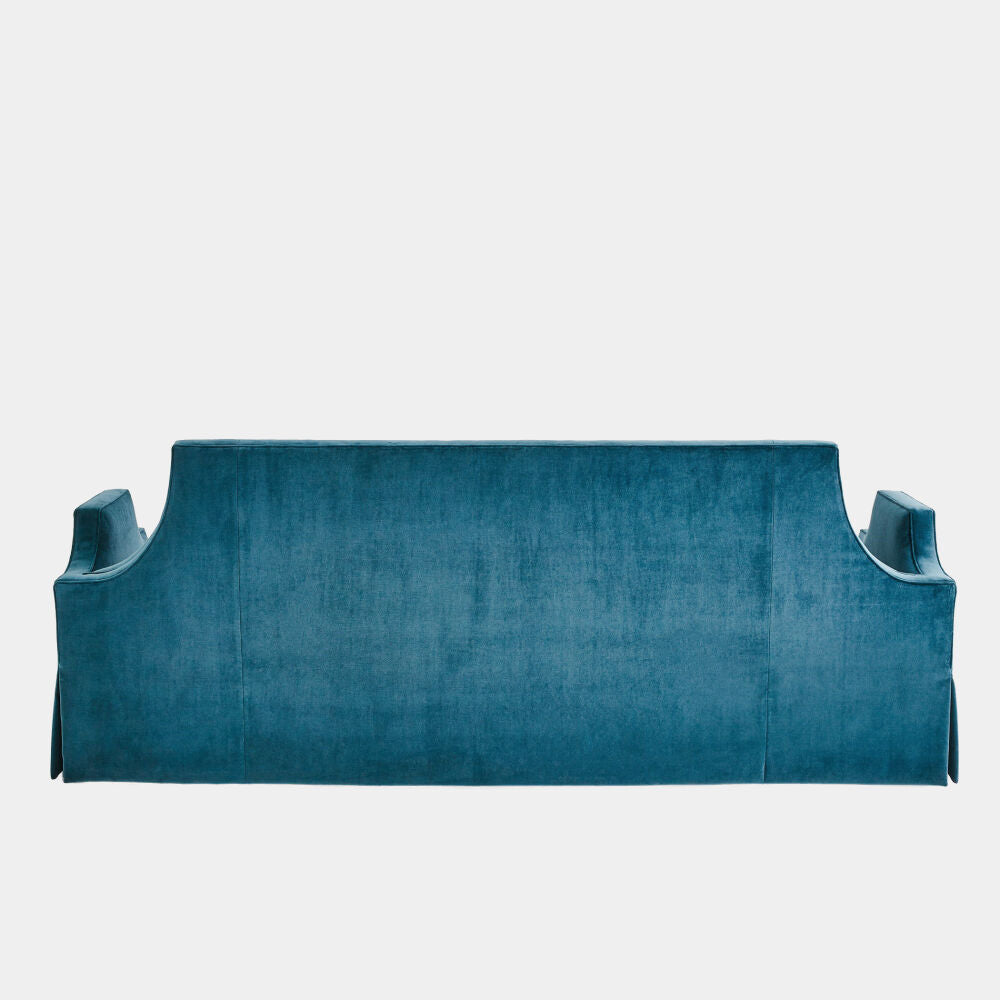 Contessa Skirted Sofa, Blue