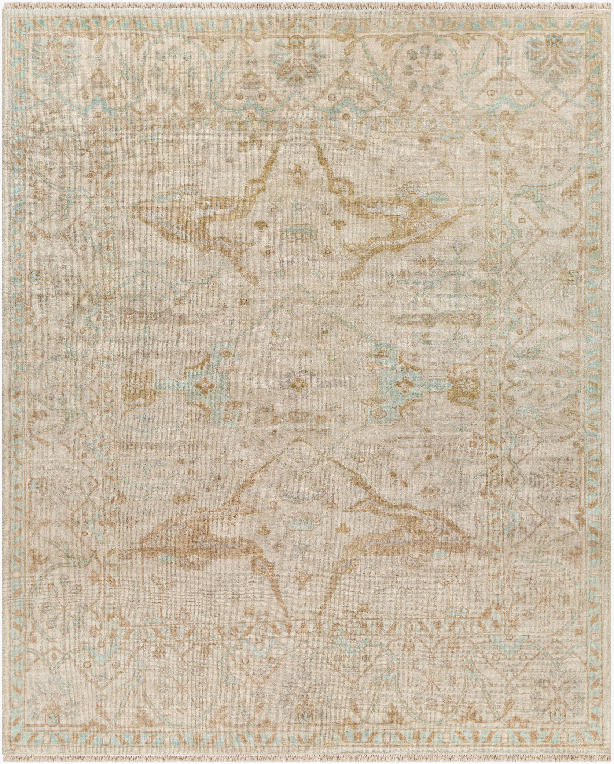 Antique hand-knotted rug