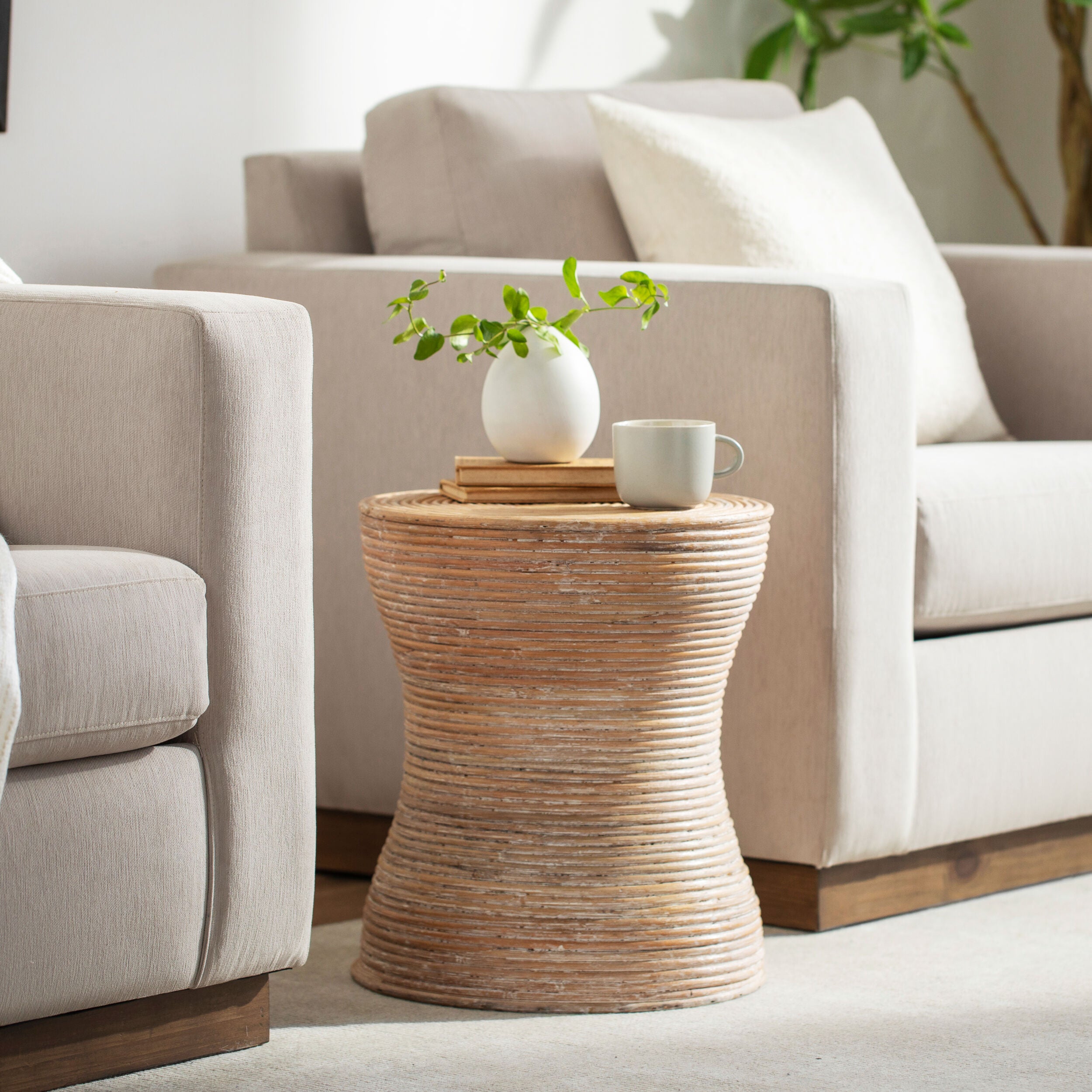 Balinese end table styled