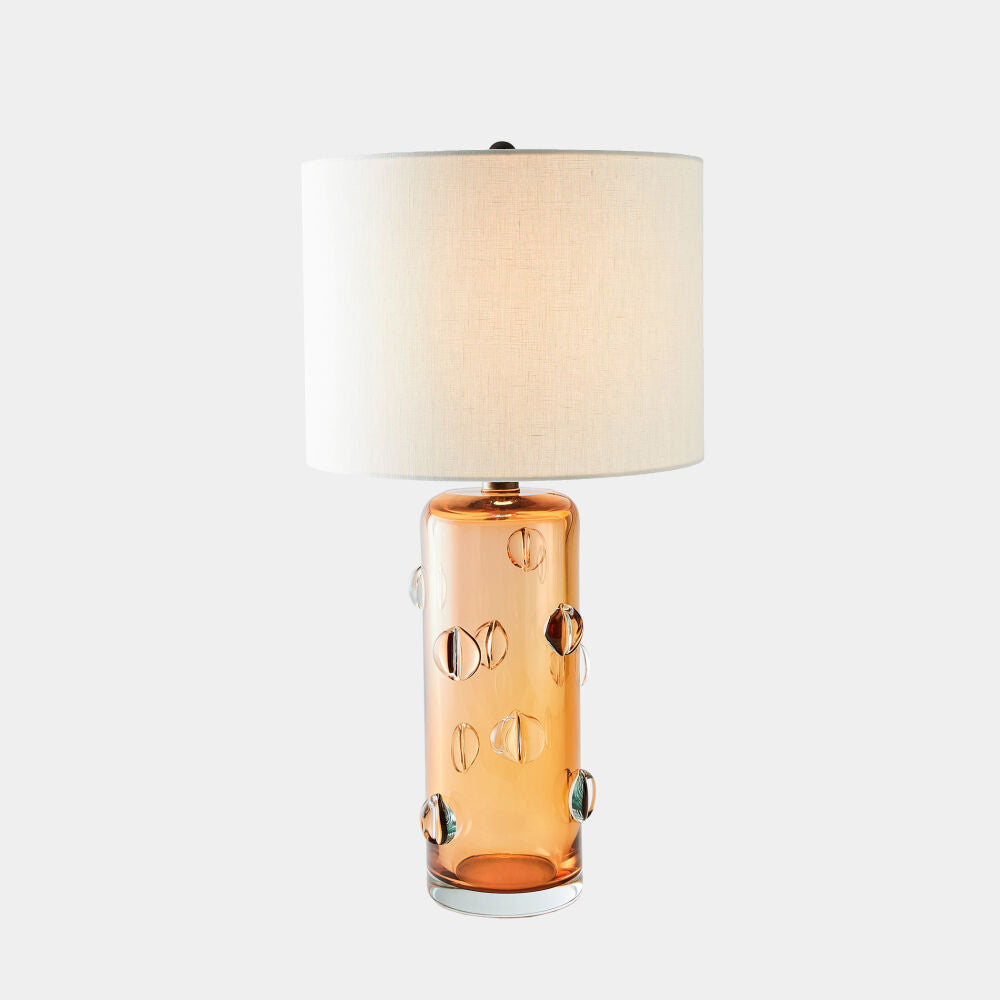 Ambra Glass Lamp, Amber