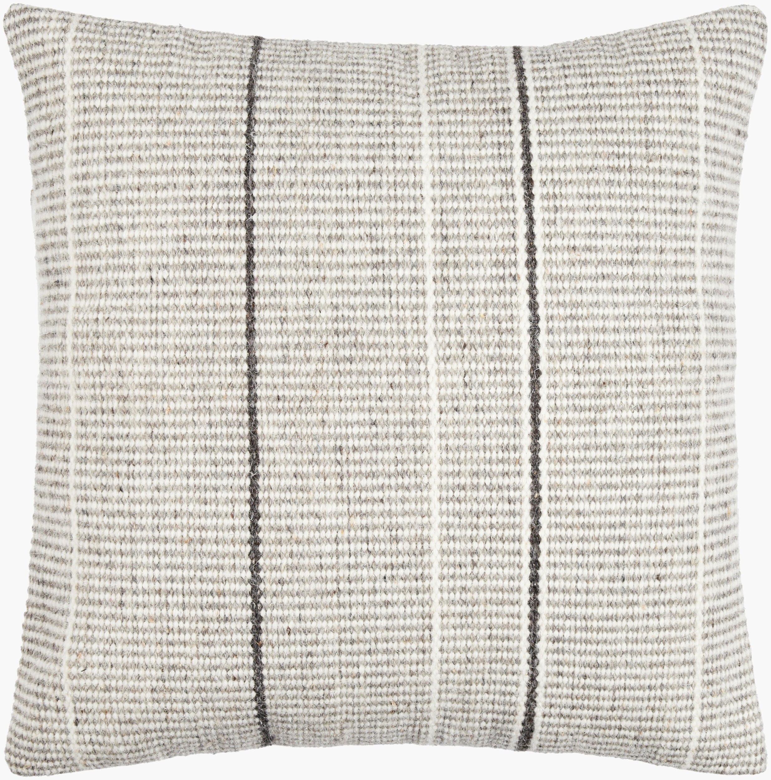 Borderline woven pillow