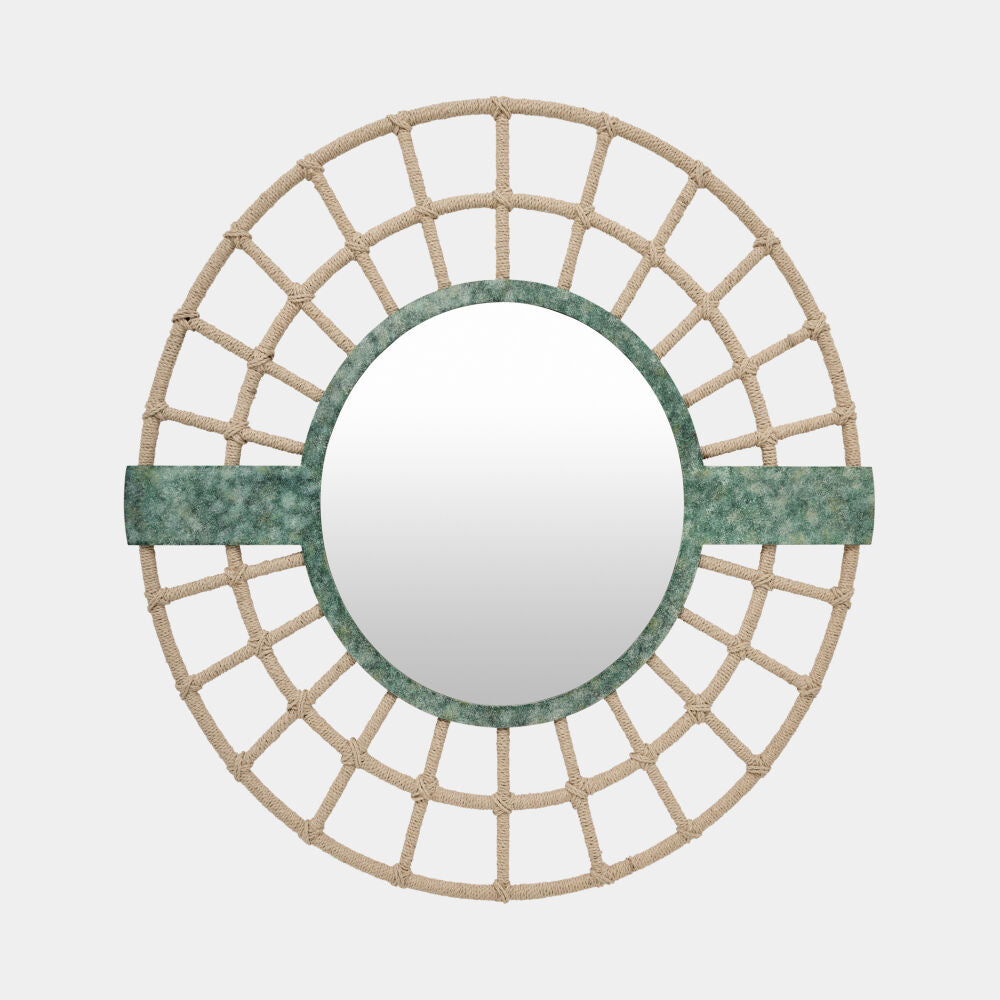 Vernazza Woven Mirror