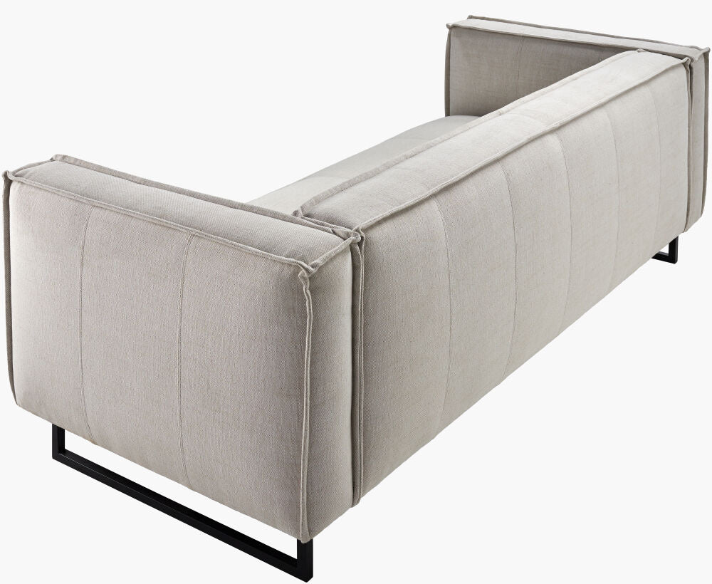 Sounding Sofa, Fog Fabric arm detail