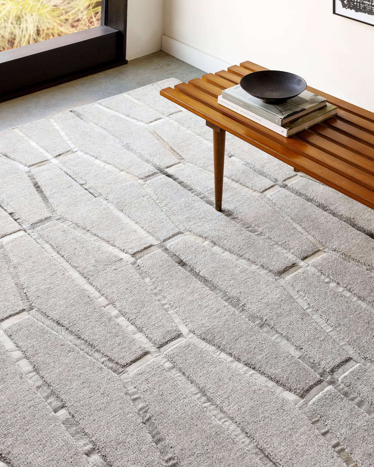 Hand-crafted rug detail