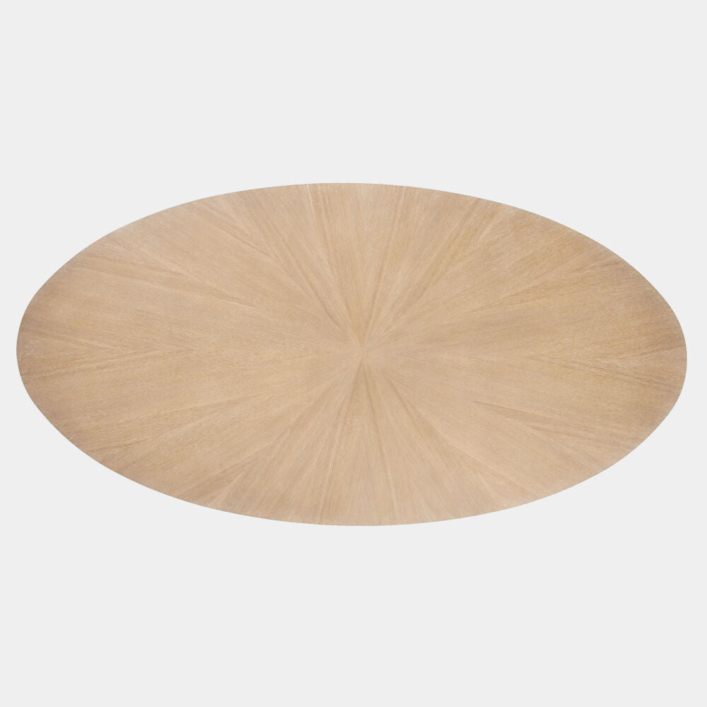 Scanalato Double Dining Table, Cerused