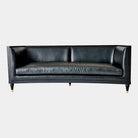 Arco Sofa, Black Leather