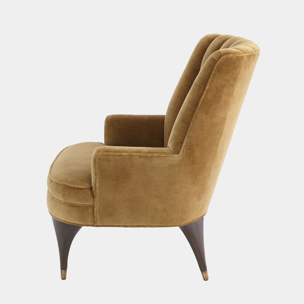 Velluto Accent Chair, Toast