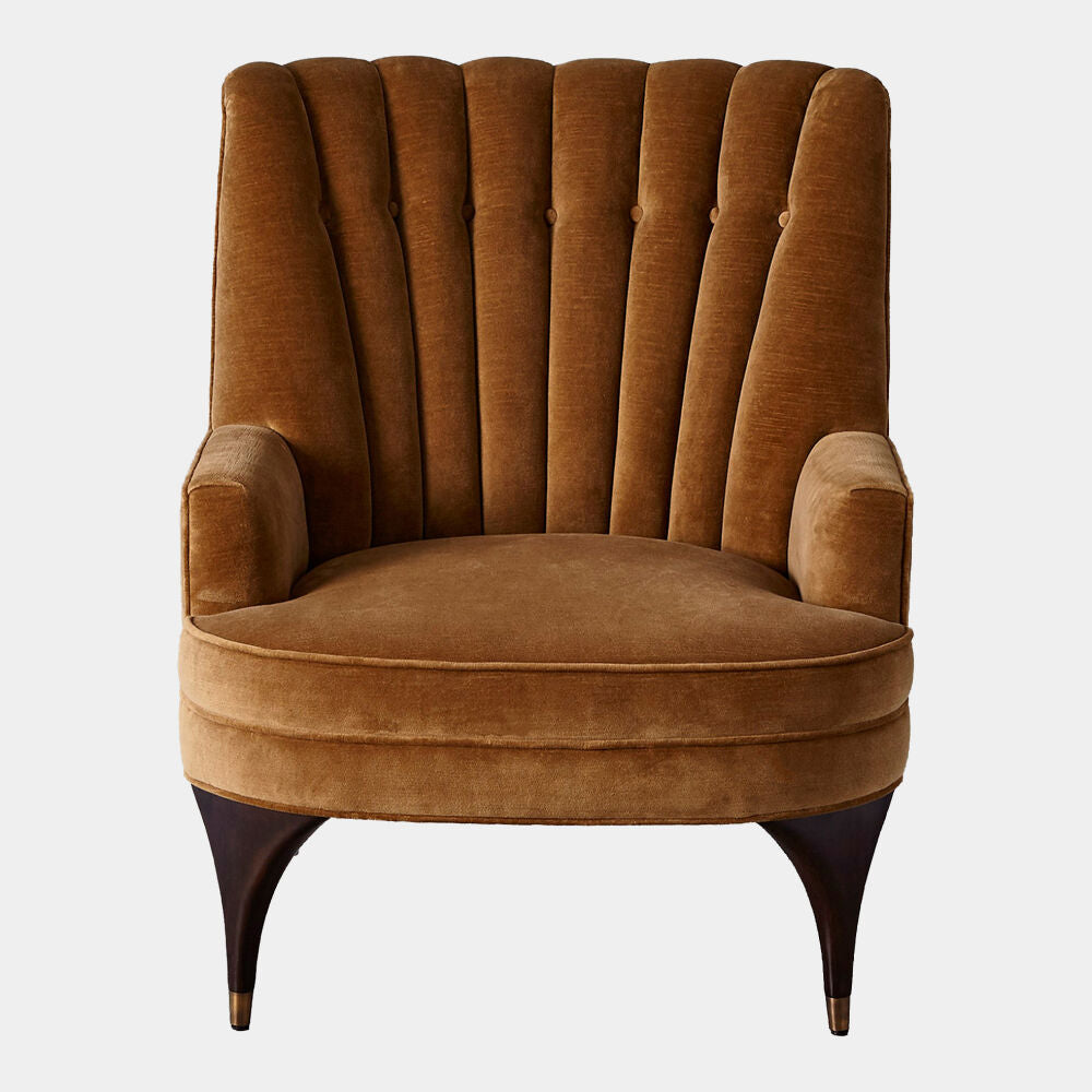 Velluto Accent Chair, Toast