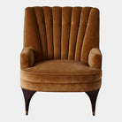 Velluto Accent Chair, Toast