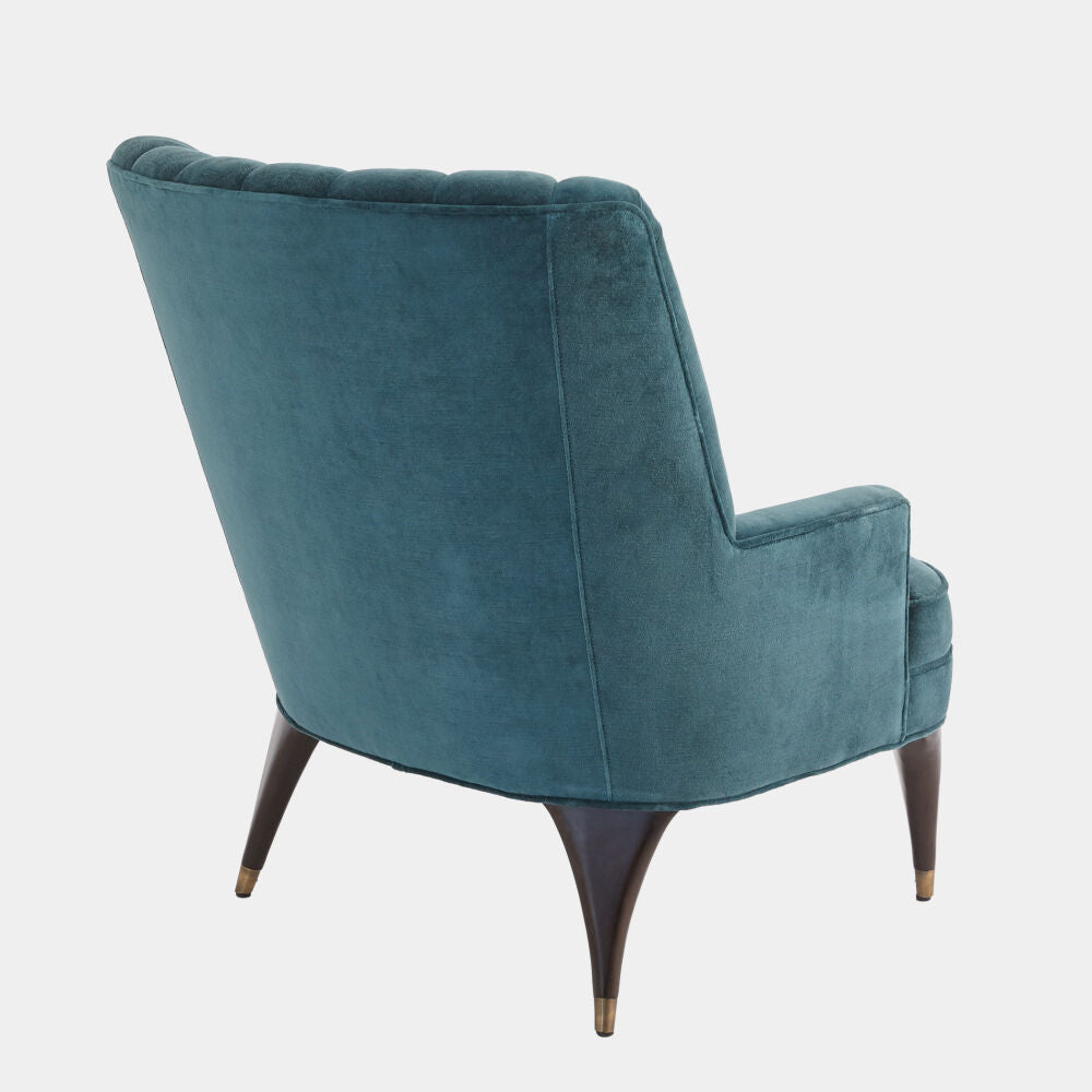 Velluto Accent Chair, Blue