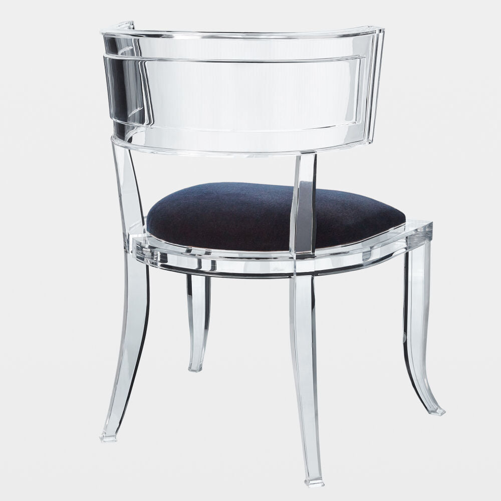 Klismo Acrylic Chair, Admiral Blue