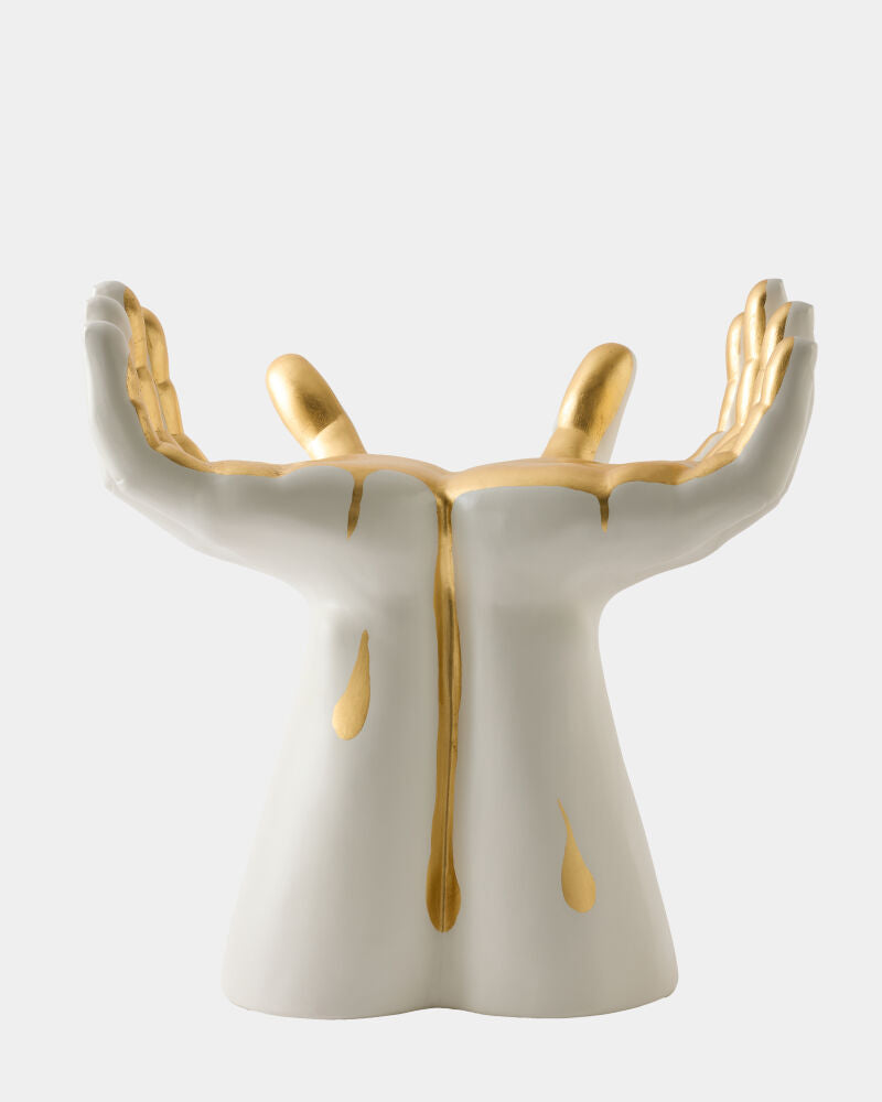 Palmo Stool, Gold