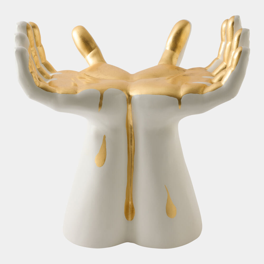 Palmo Stool, Gold