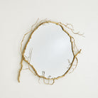 Salice Branch Mirror, Brass