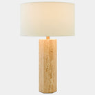 Cesello Table Lamp, Travertine