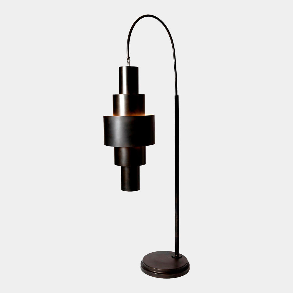Zigurat Floor Lamp, Bronze