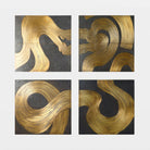 Corrente Wall Panel A, Brass