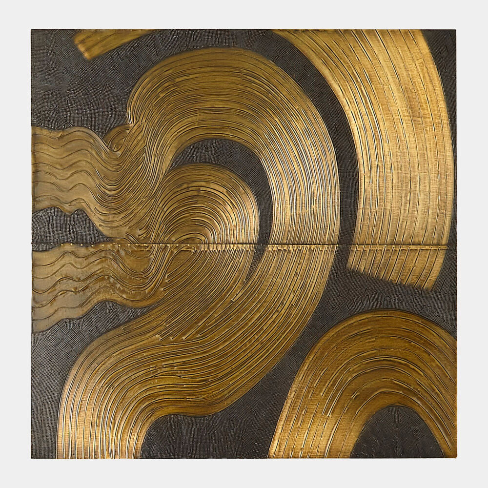 Corrente Wall Panel A, Brass
