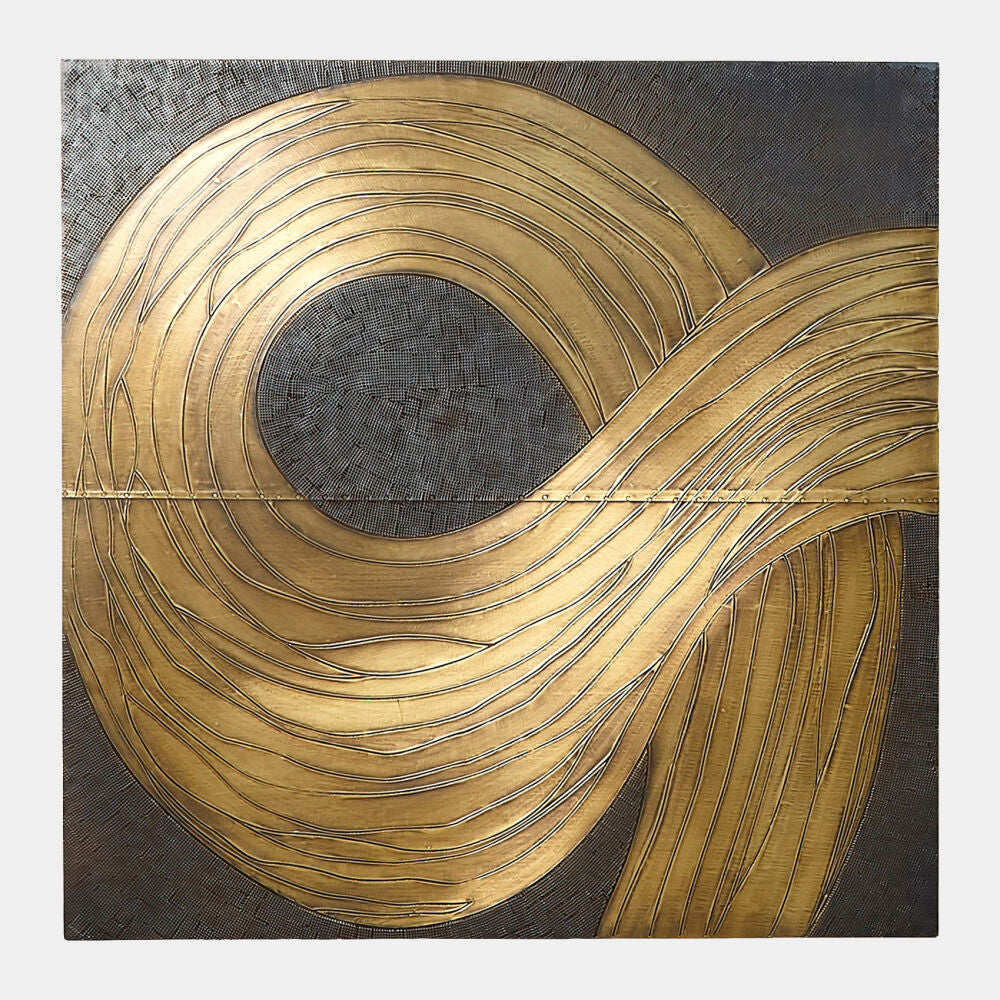 Corrente Wall Panel C, Brass