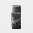 Tubo Side Table, Black Marble