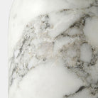 Ciottolo Accent Table, White Marble