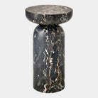 Ciottolo Accent Table, Portoro Marble