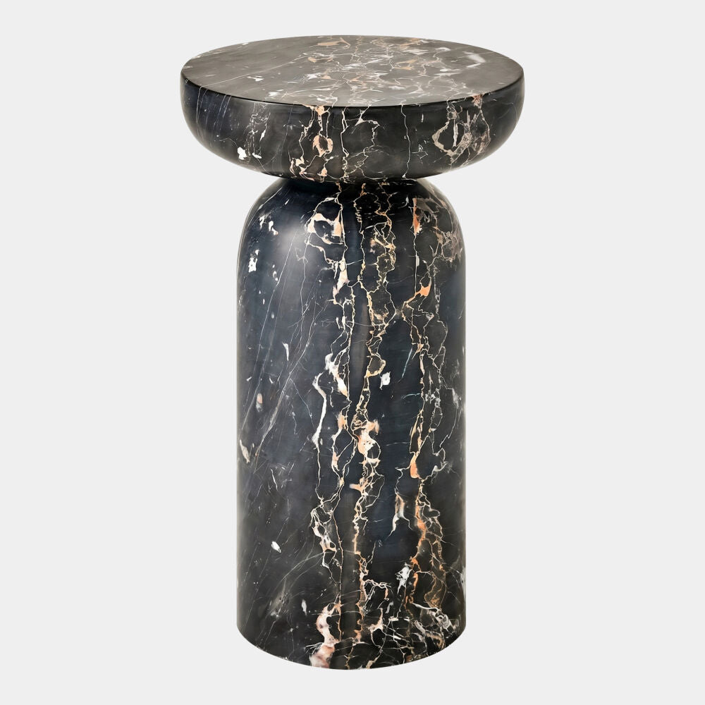 Ciottolo Accent Table, Portoro Marble