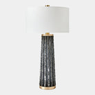 Cava Table Lamp, Black Marble
