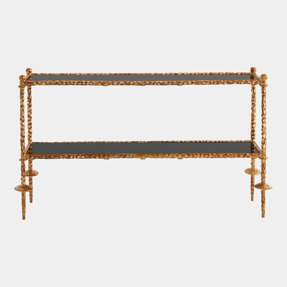 Intaglio Console, Gold